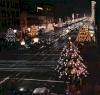 Hollywood Boulevard as Santa Claus Lane, circa 1950. Courtesy of the Photo Collection - Los Angeles Public Library.